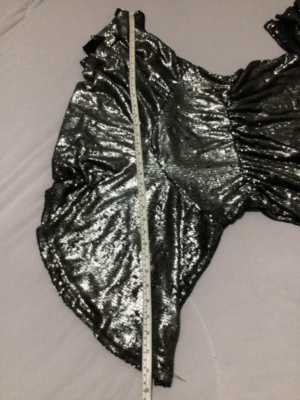 Free People “Manukau” Sequin Flutter-Sleeve Mini Dress-New with Tags-Size Large - Picture 11 of 11